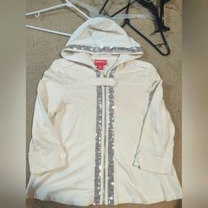 Junior's size medium full zip hoodie sequined